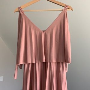 Mauve/rose  pink bridesmaid dress